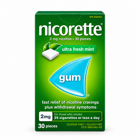 Nicorette Ultra Fresh Mint 2mg- Strip 30