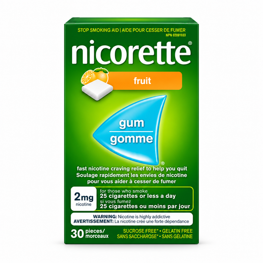 Nicorette Fruit 2mg- Strip 30